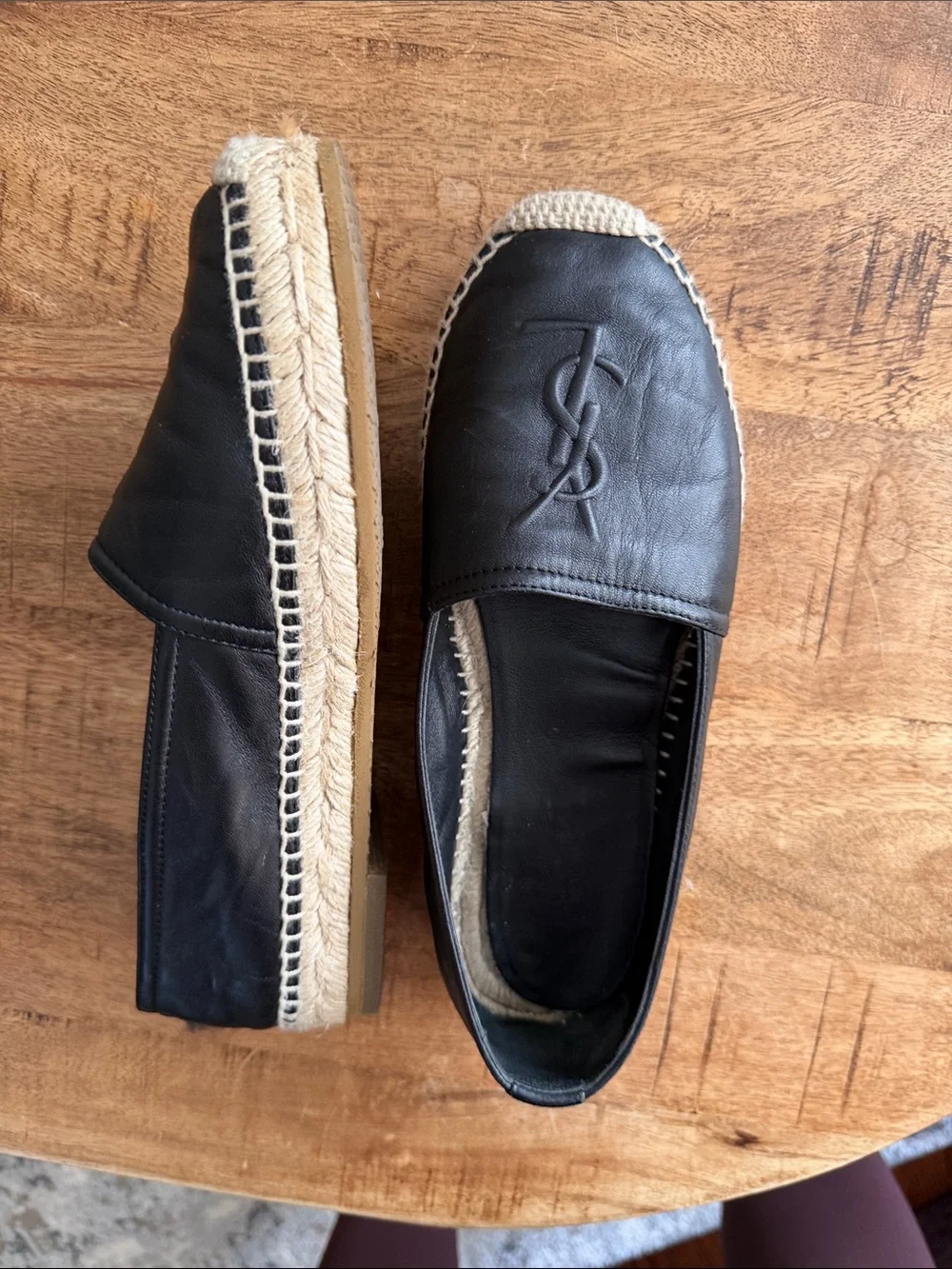 Saint Laurent black leather